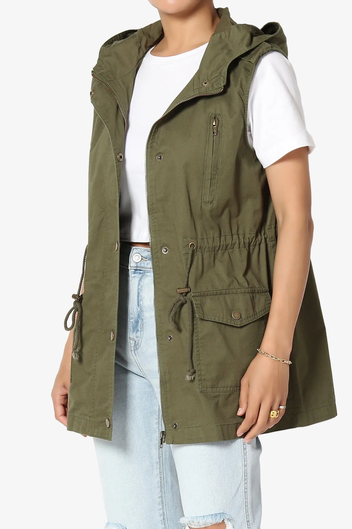 Paislee Loose Fit Utility Vest