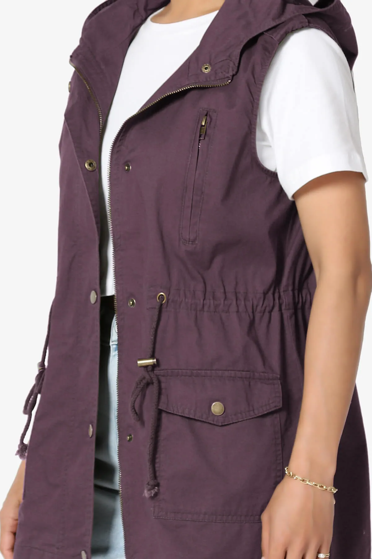 Paislee Loose Fit Utility Vest