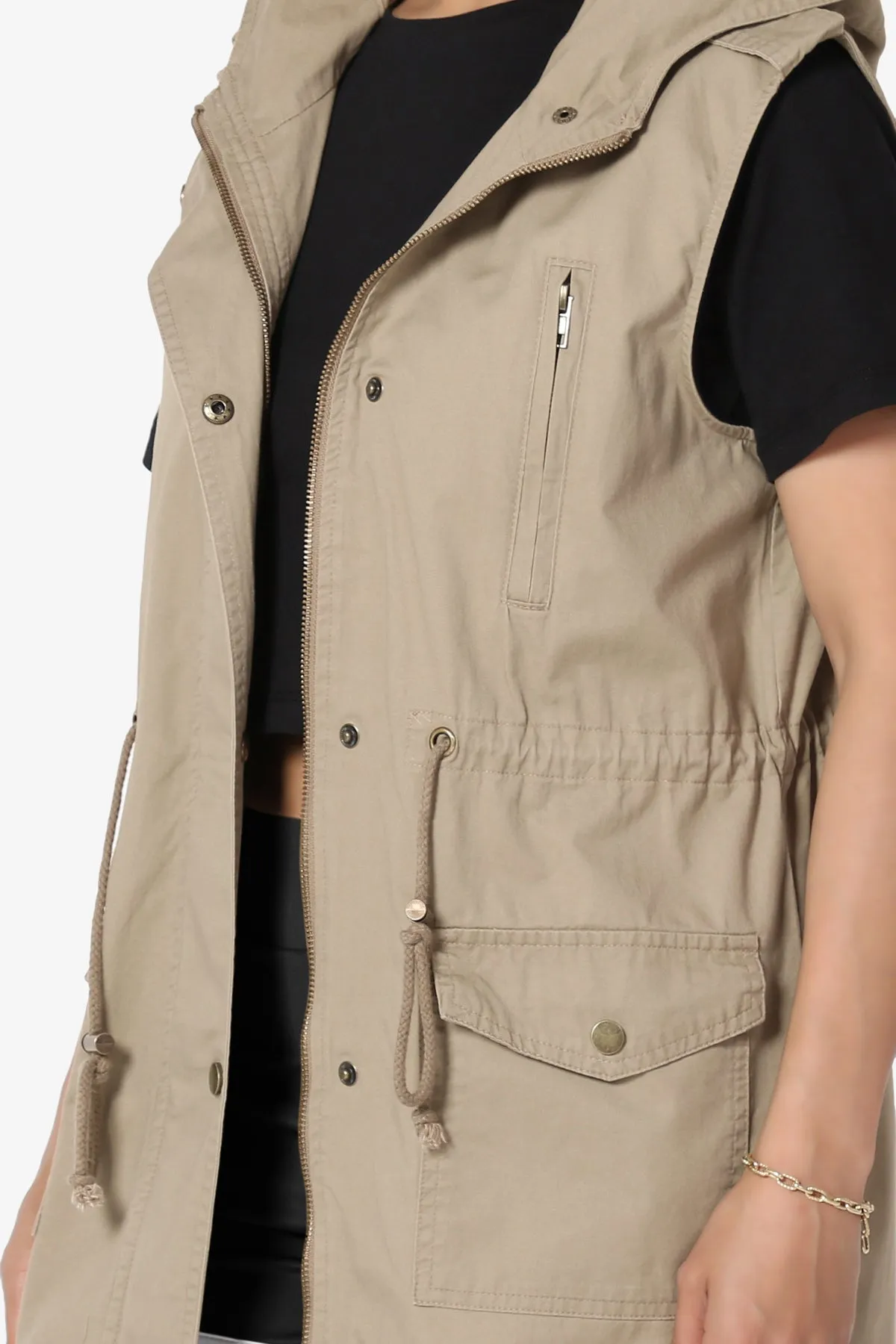Paislee Loose Fit Utility Vest