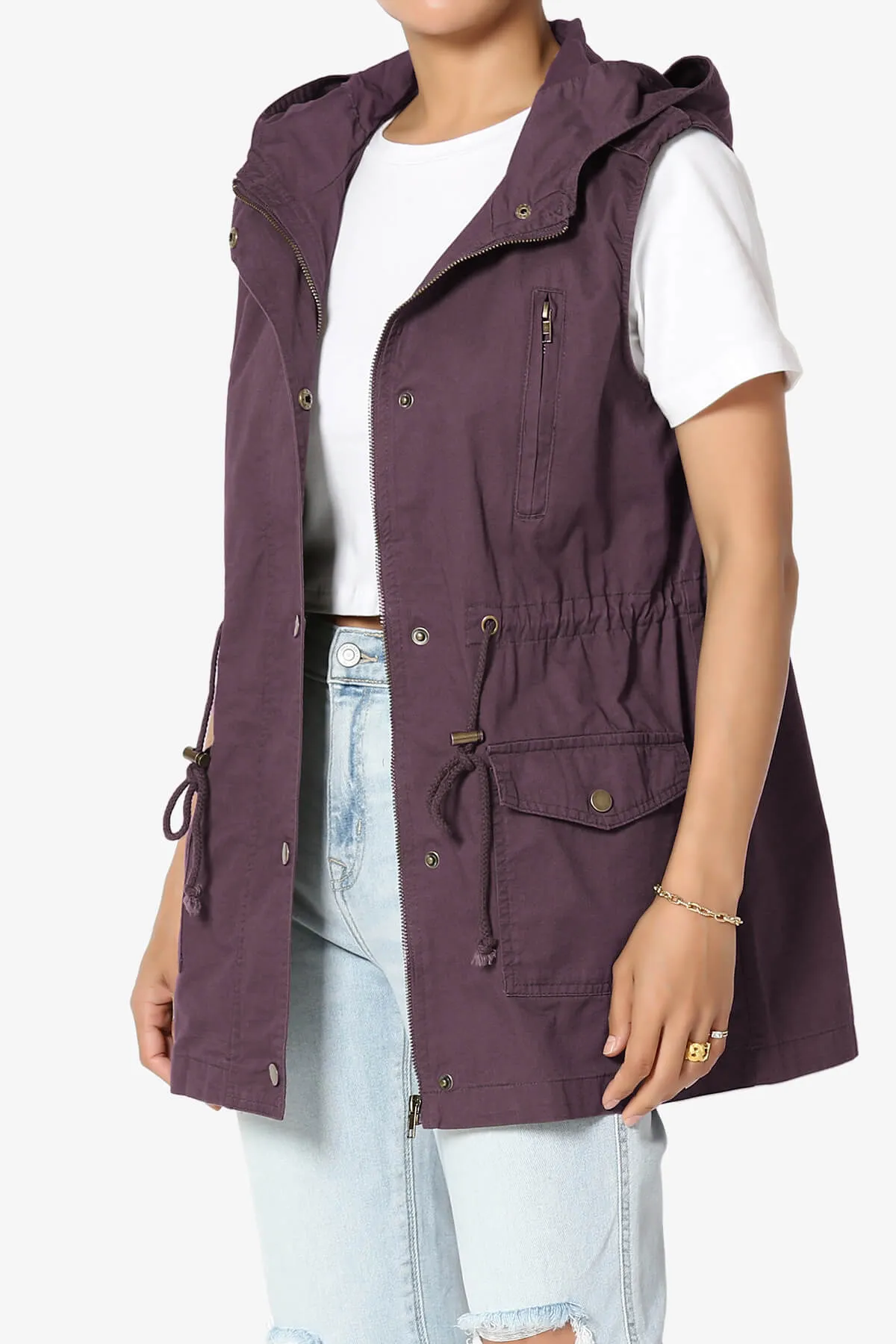 Paislee Loose Fit Utility Vest