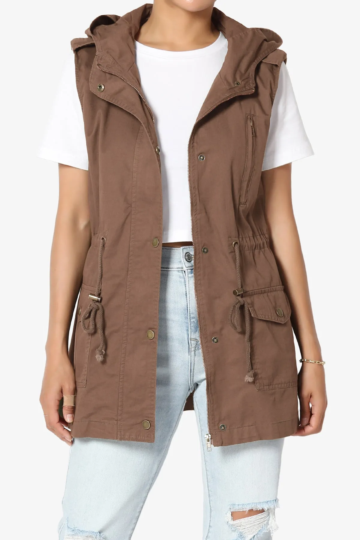 Paislee Loose Fit Utility Vest