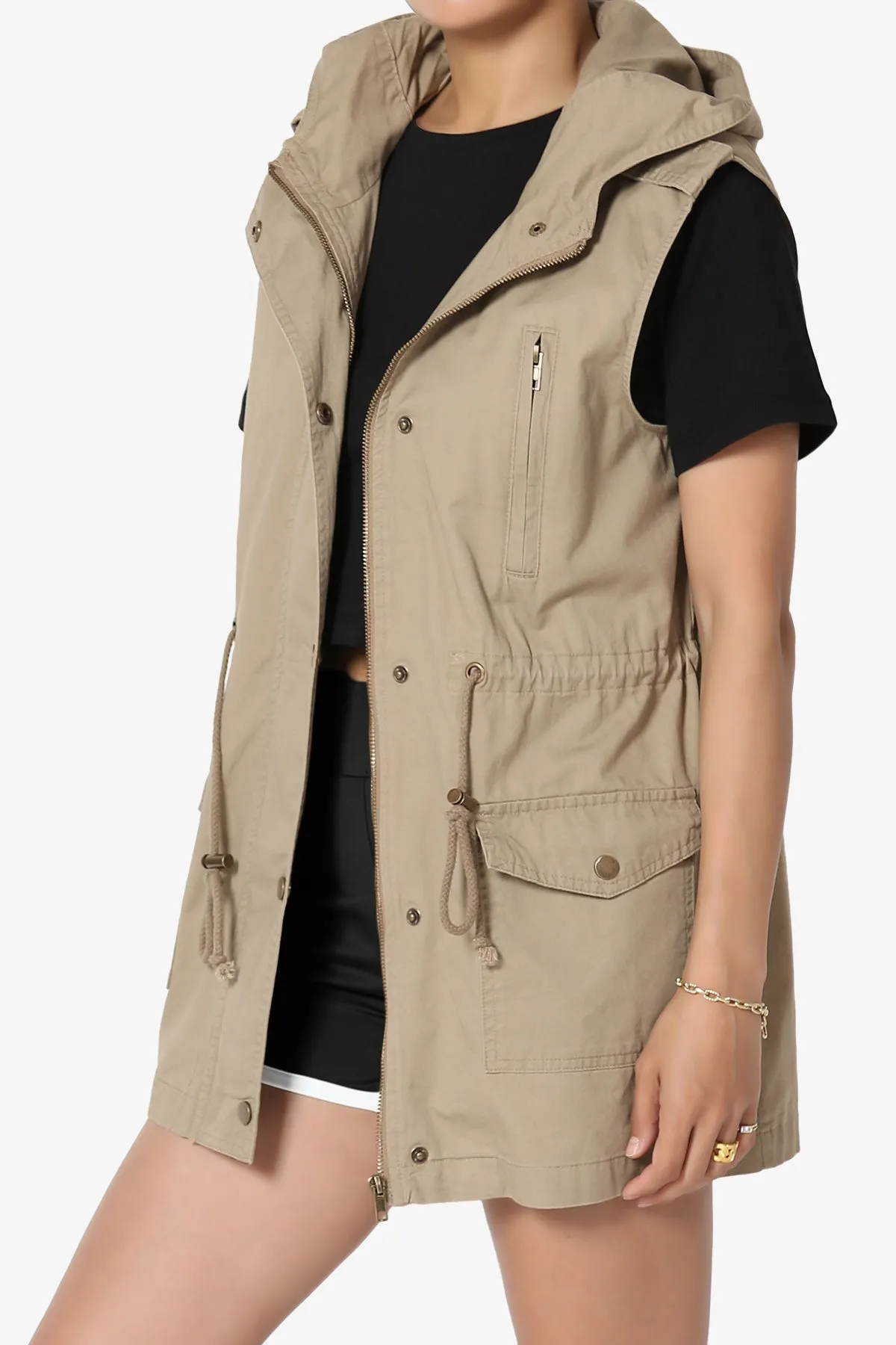 Paislee Loose Fit Utility Vest