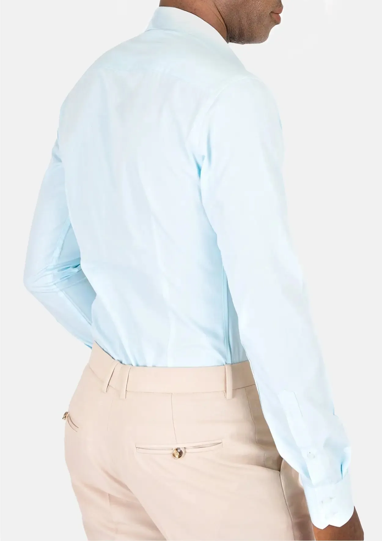 Pale Aqua End On End Shirt