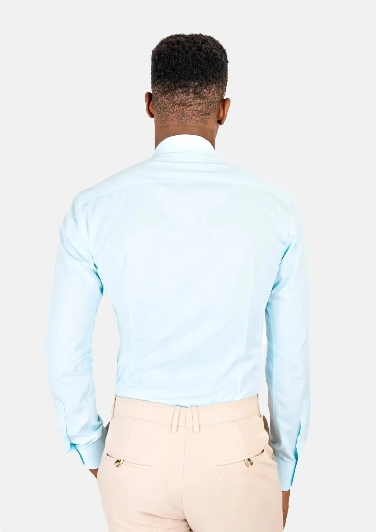 Pale Aqua End On End Shirt