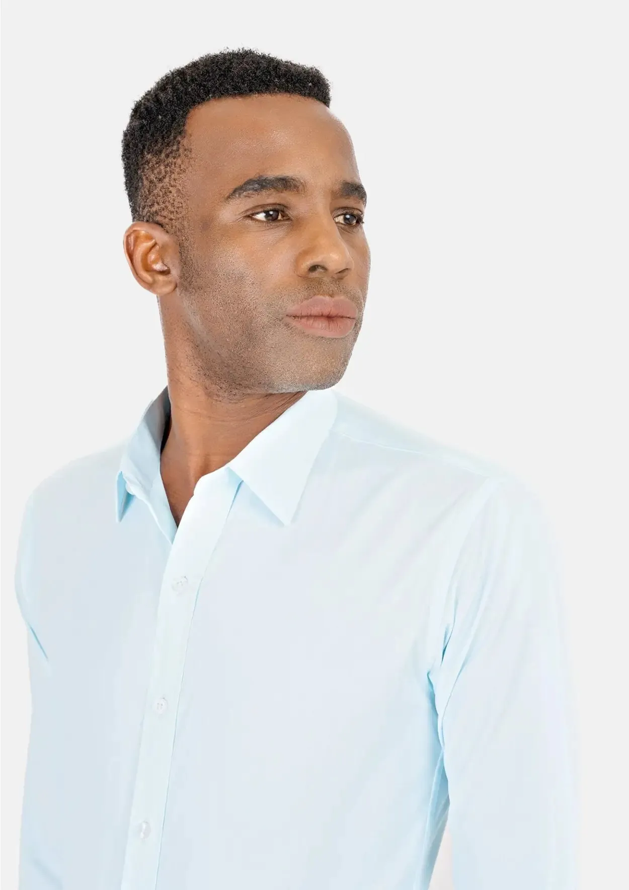 Pale Aqua End On End Shirt