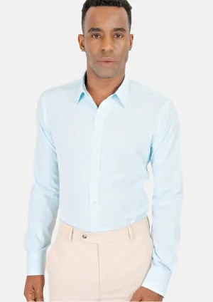 Pale Aqua End On End Shirt