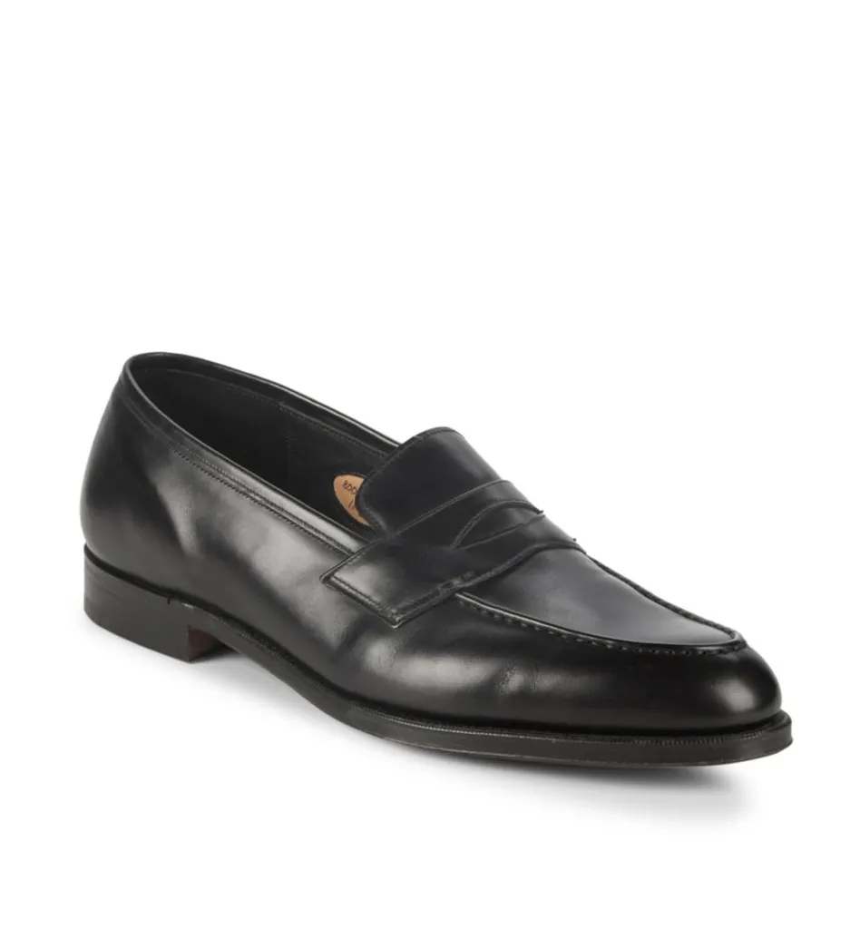 PAUL STUART by EDWARD GREEN - "Piccadilly" Leather Loafers UK Made - 12