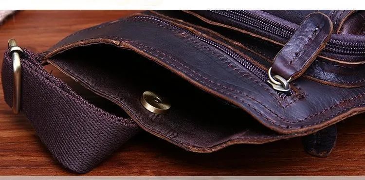Personalized Handmade Leather Small Shoulder Bag
