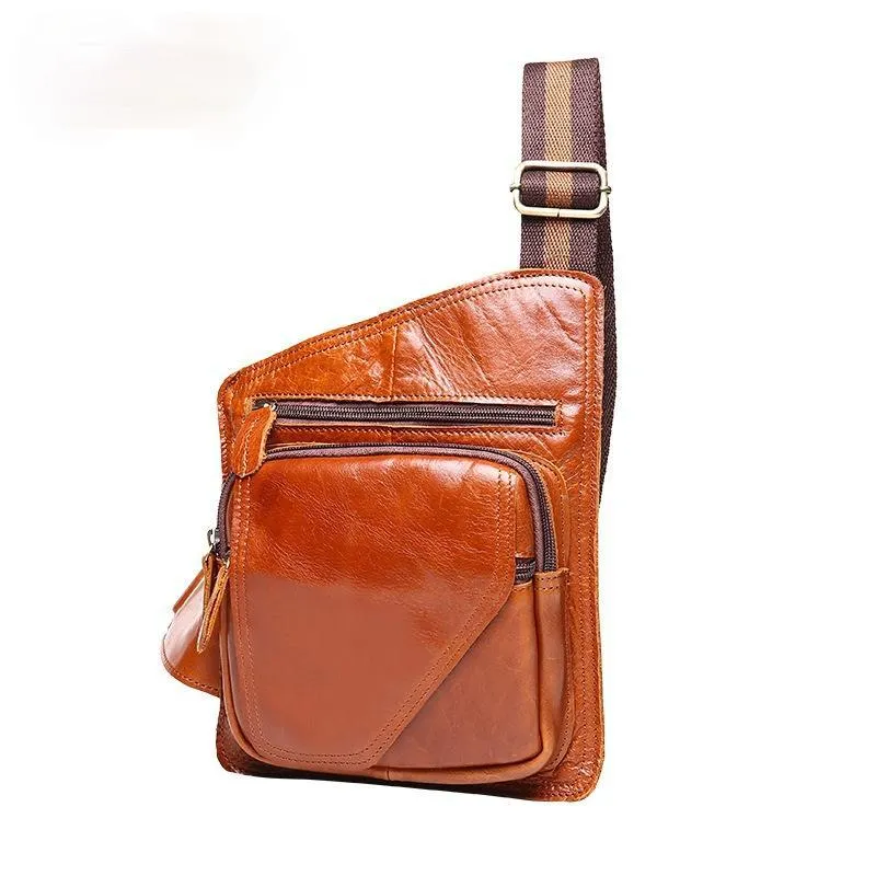 Personalized Handmade Leather Small Shoulder Bag