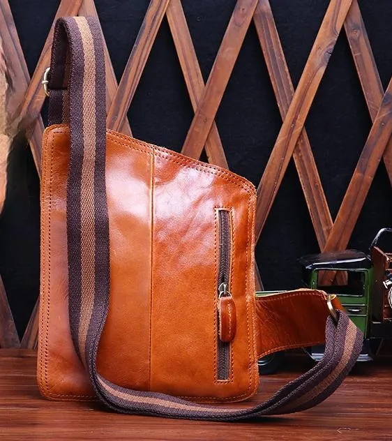 Personalized Handmade Leather Small Shoulder Bag