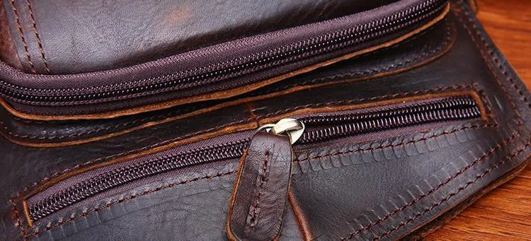 Personalized Handmade Leather Small Shoulder Bag