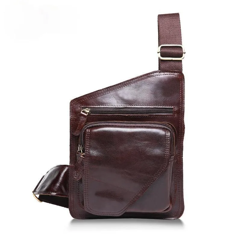 Personalized Handmade Leather Small Shoulder Bag