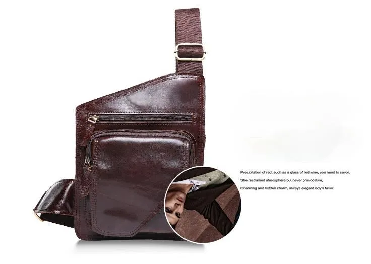 Personalized Handmade Leather Small Shoulder Bag