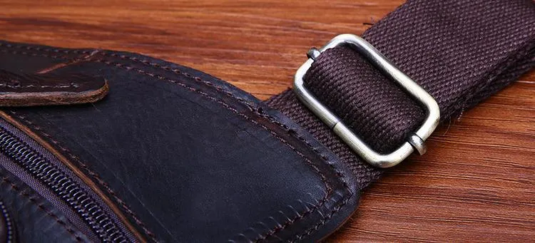 Personalized Handmade Leather Small Shoulder Bag