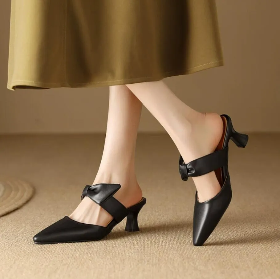 Petite Feet Pointy Slip On Heeled Shoes ANLE21