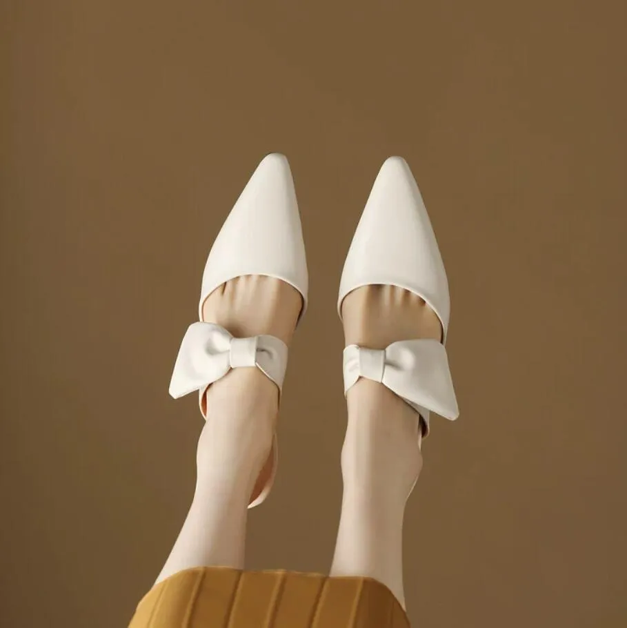 Petite Feet Pointy Slip On Heeled Shoes ANLE21