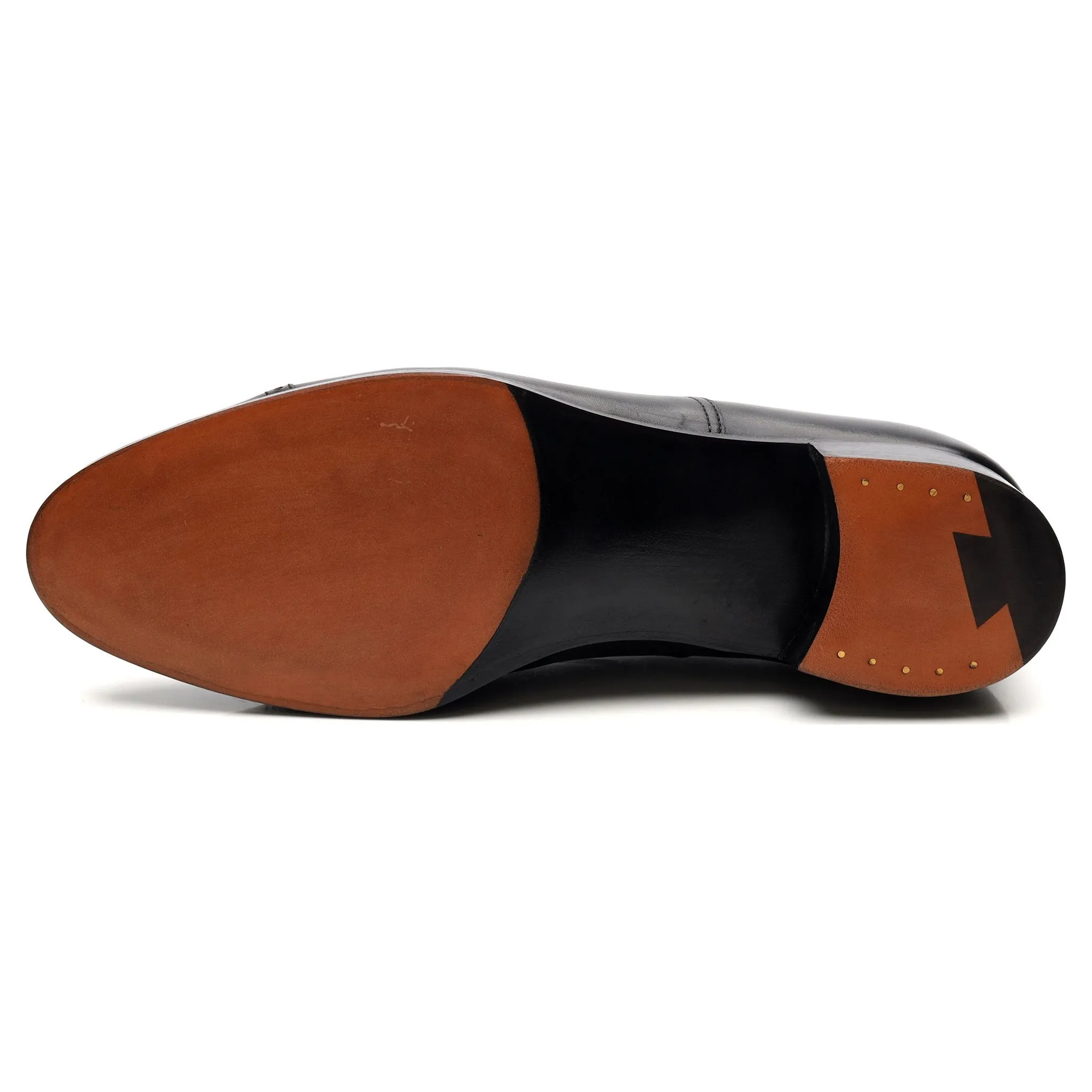 'Philip' Black Leather Oxford UK 10 E