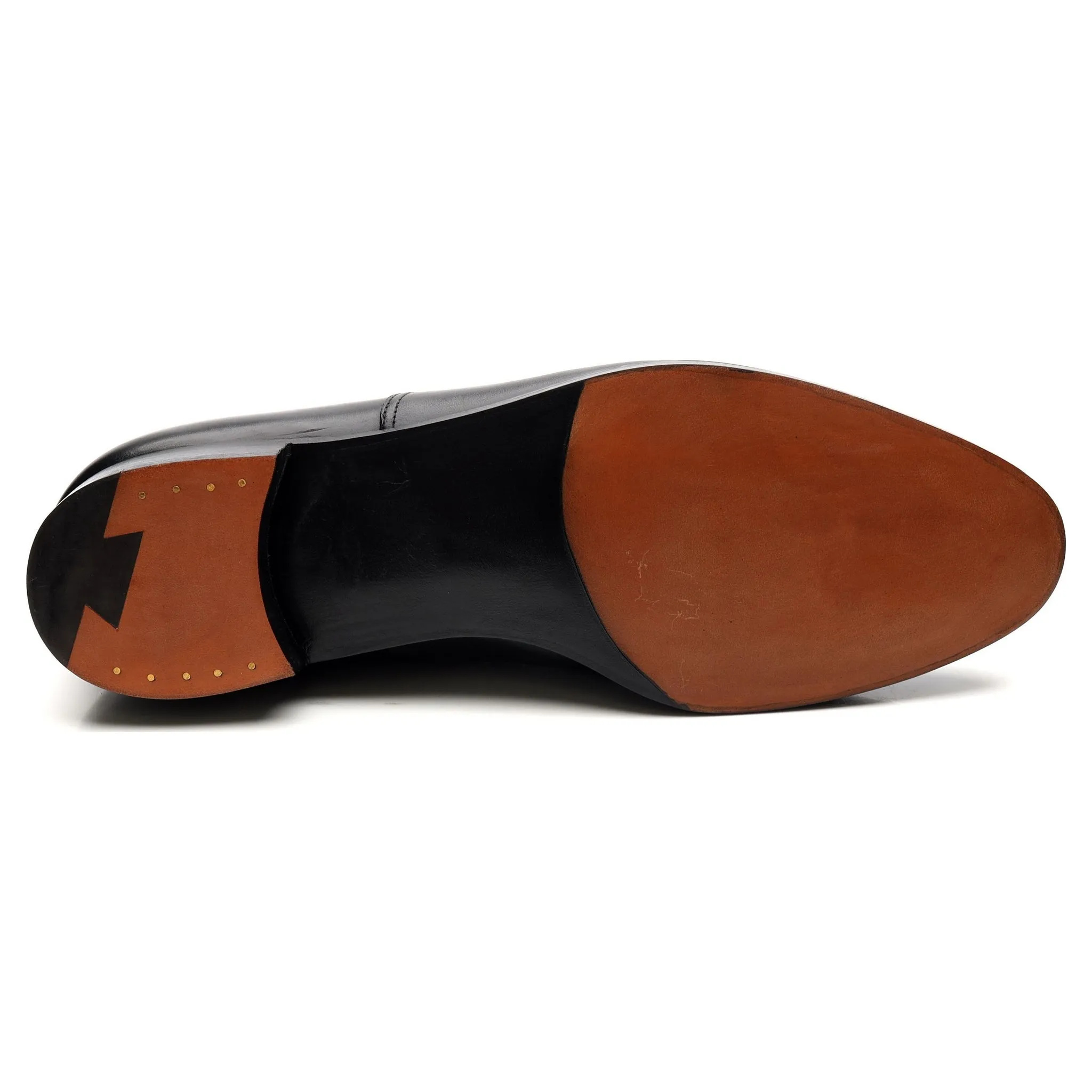'Philip' Black Leather Oxford UK 10 E