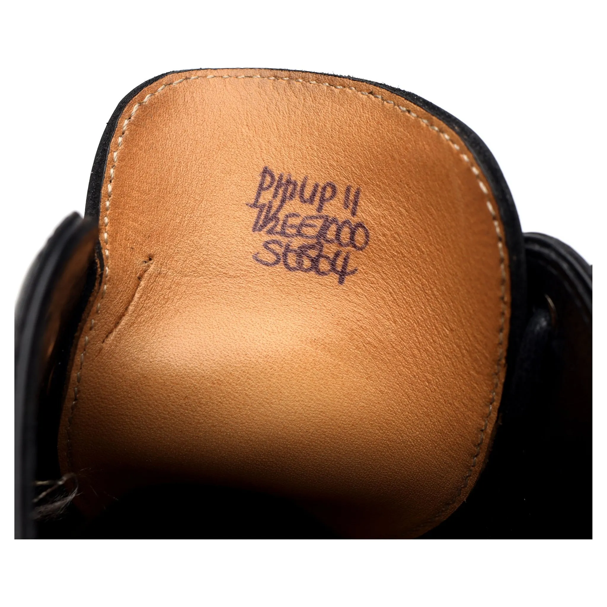 'Philip II' Black Leather Oxford UK 7.5 EE