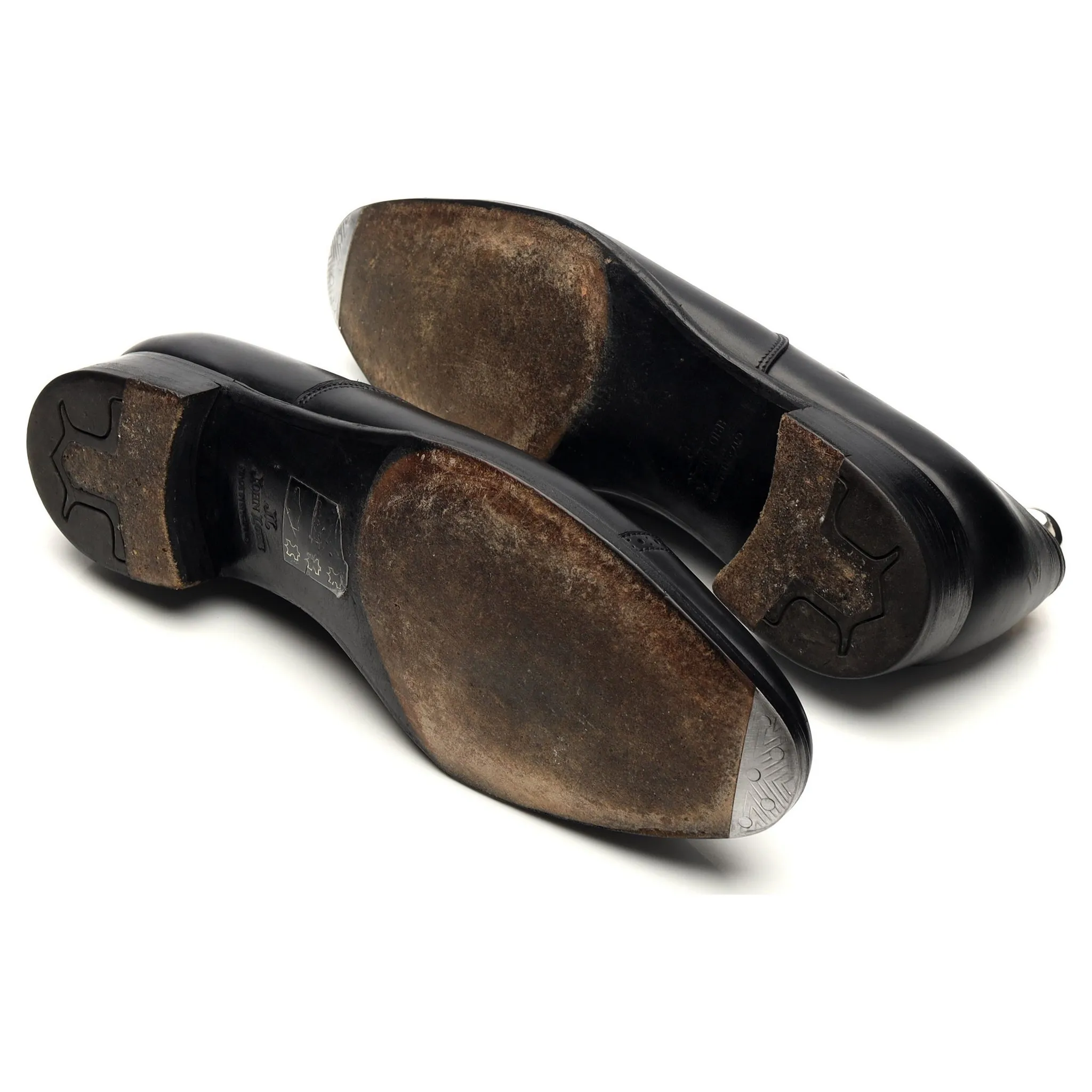 'Philip II' Black Leather Oxford UK 7.5 EE