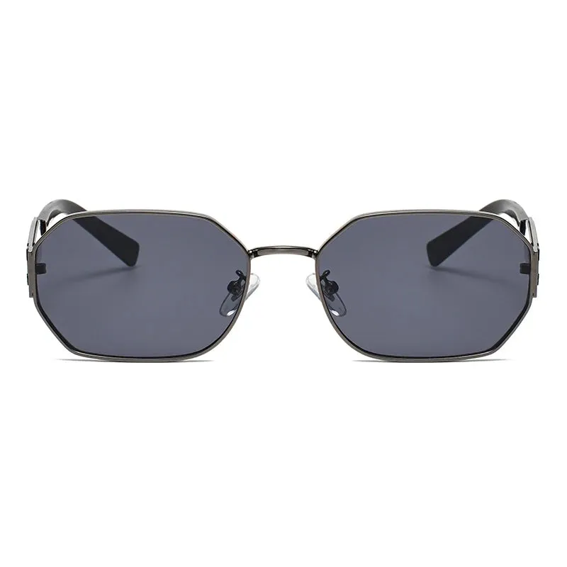 Polygon Metal Driving Shades UV400 Punk Sunglasses