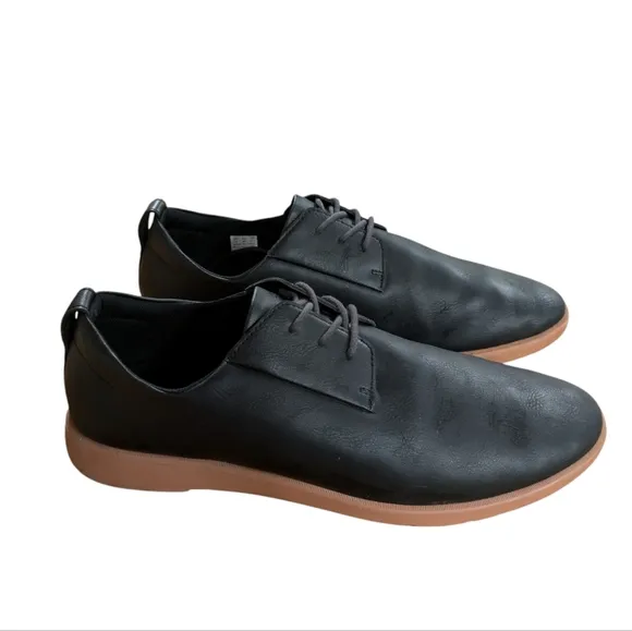 Ponto The Pacific Black Leather Oxford Mens Size 13