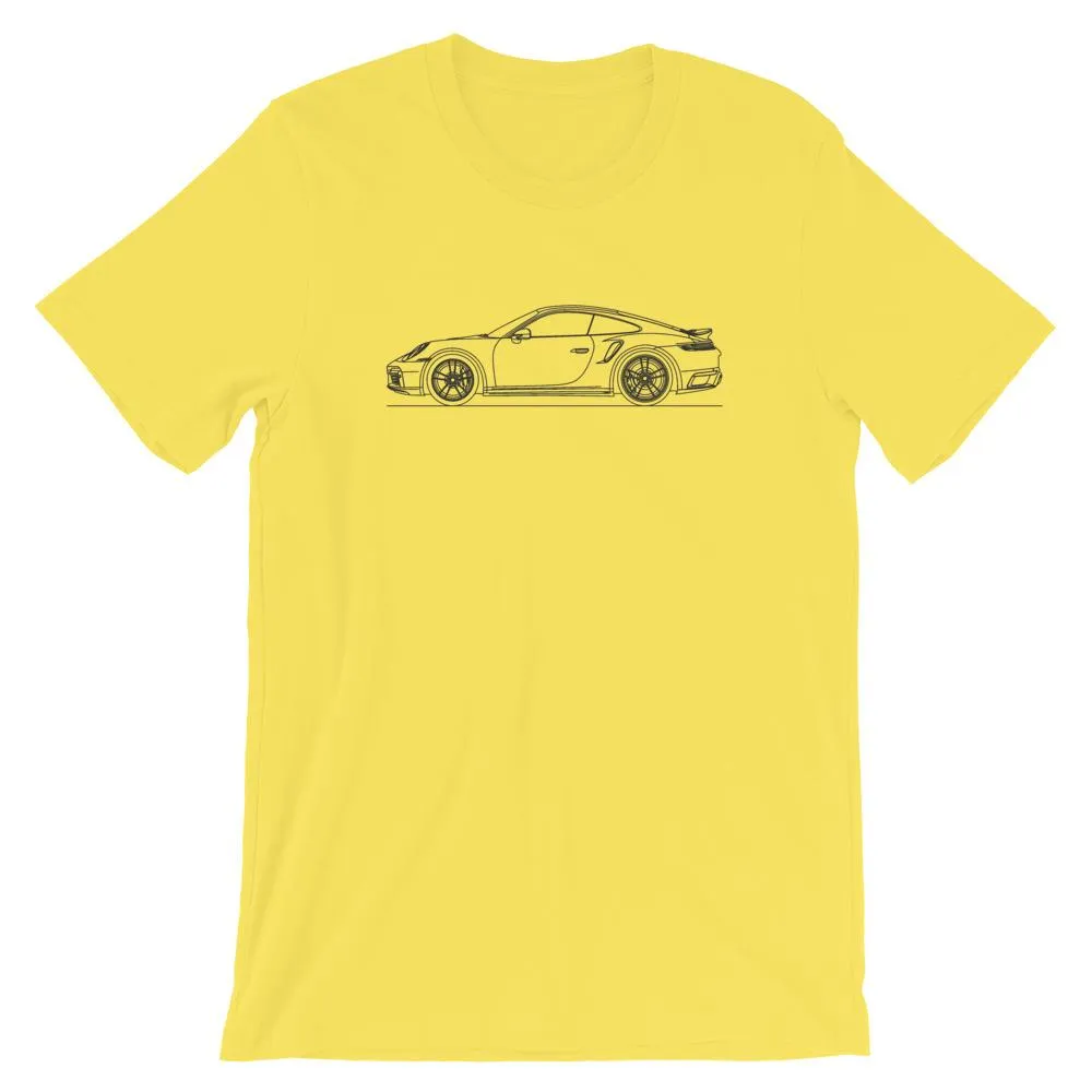 Porsche 911 992 Turbo S silhouette T-shirt