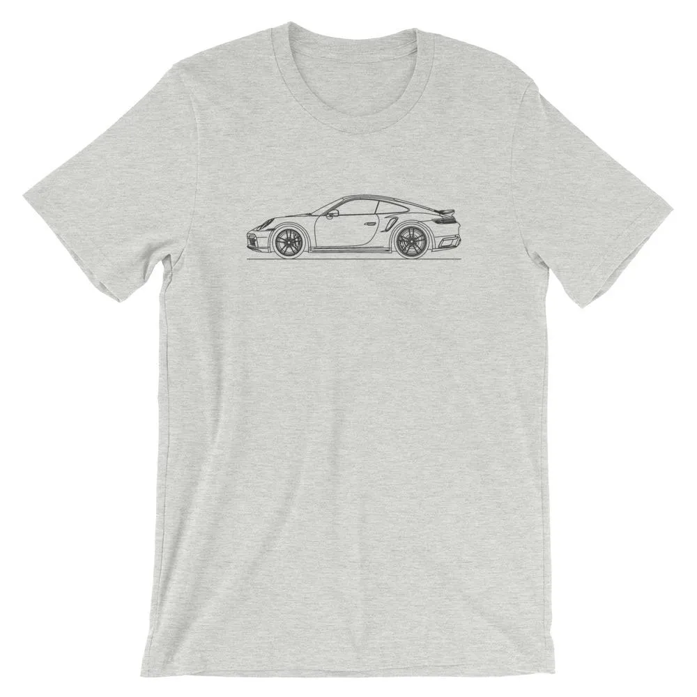 Porsche 911 992 Turbo S silhouette T-shirt
