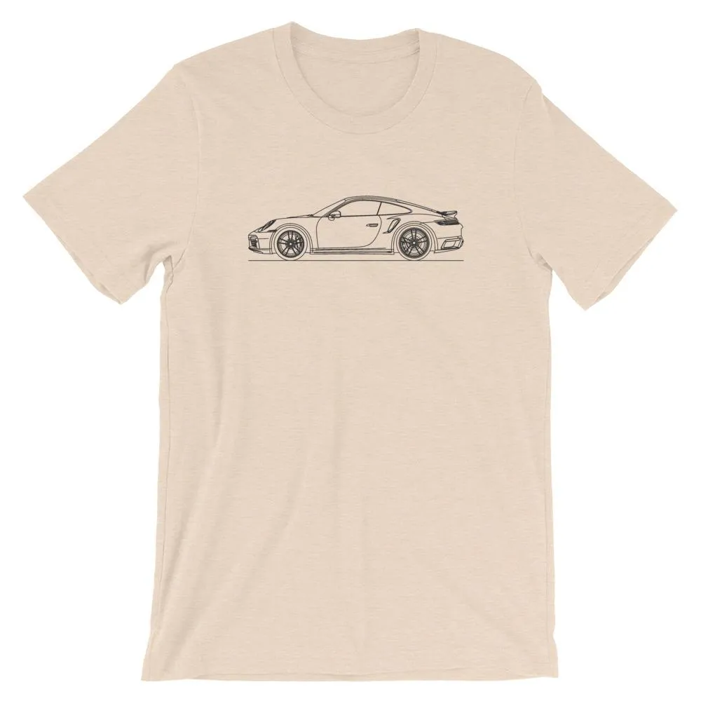 Porsche 911 992 Turbo S silhouette T-shirt