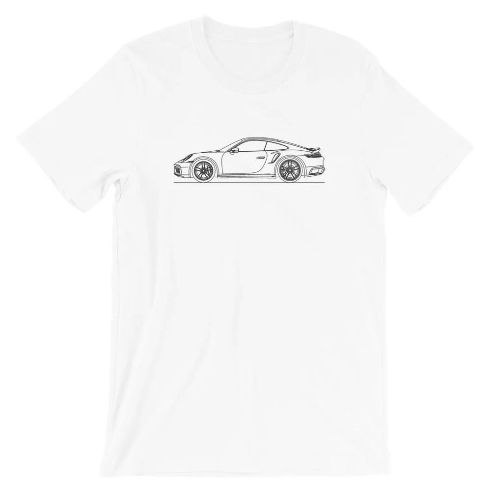 Porsche 911 992 Turbo S silhouette T-shirt