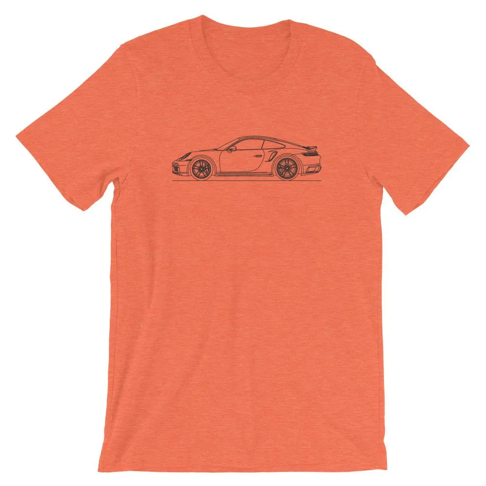 Porsche 911 992 Turbo S silhouette T-shirt