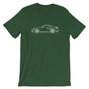 Porsche 911 992 Turbo S silhouette T-shirt
