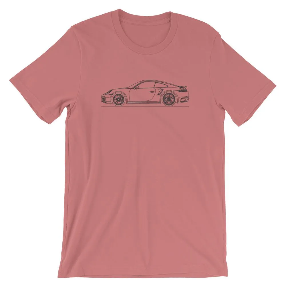Porsche 911 992 Turbo S silhouette T-shirt
