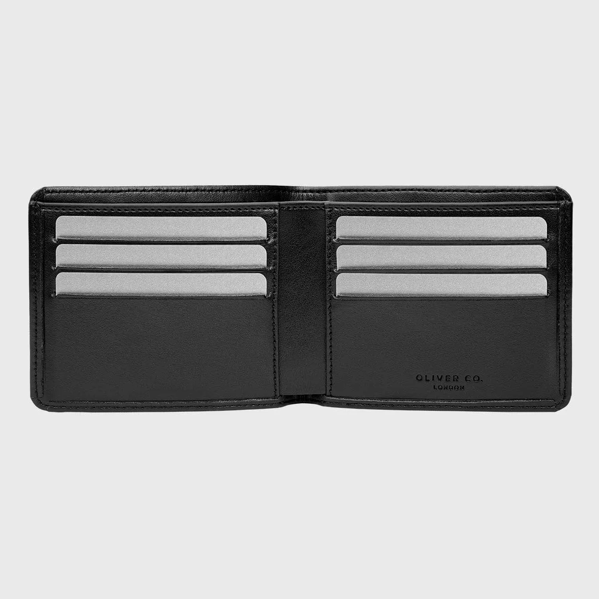 Premium Apple Leather Classic Bi-fold Wallet | Black