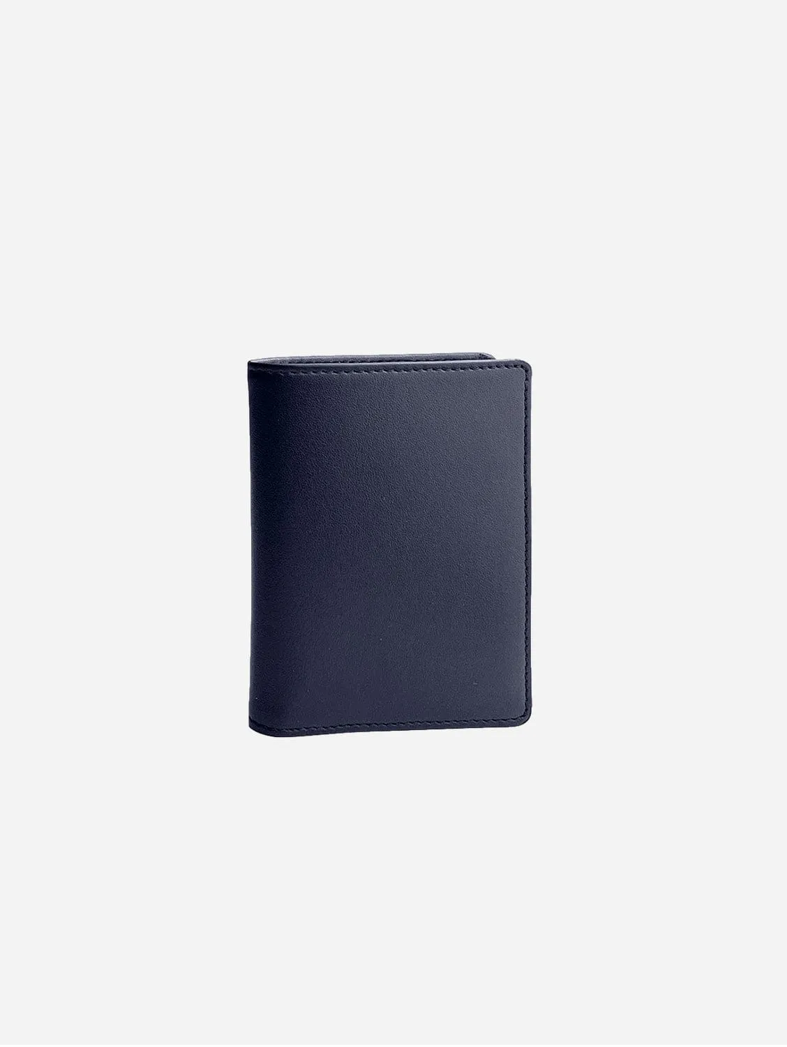 Premium RFID Apple Leather Vegan Note Wallet | Coastal Blue