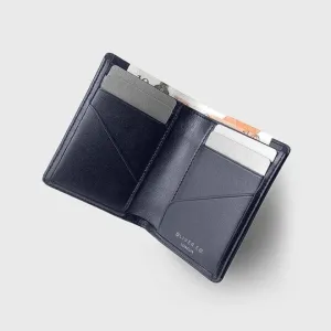 Premium RFID Apple Leather Vegan Note Wallet | Coastal Blue