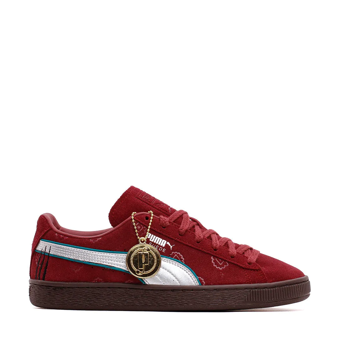 Puma Men Suede 2 x One Piece Red Silver 396521-01