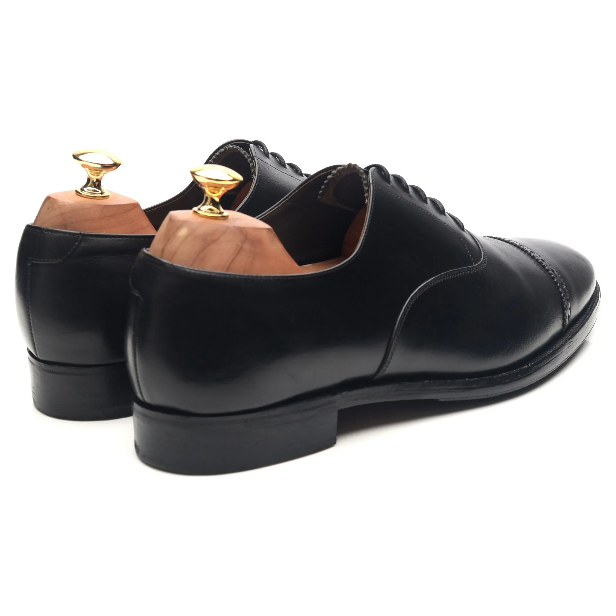 'Putney' Black Leather Oxford UK 10 F