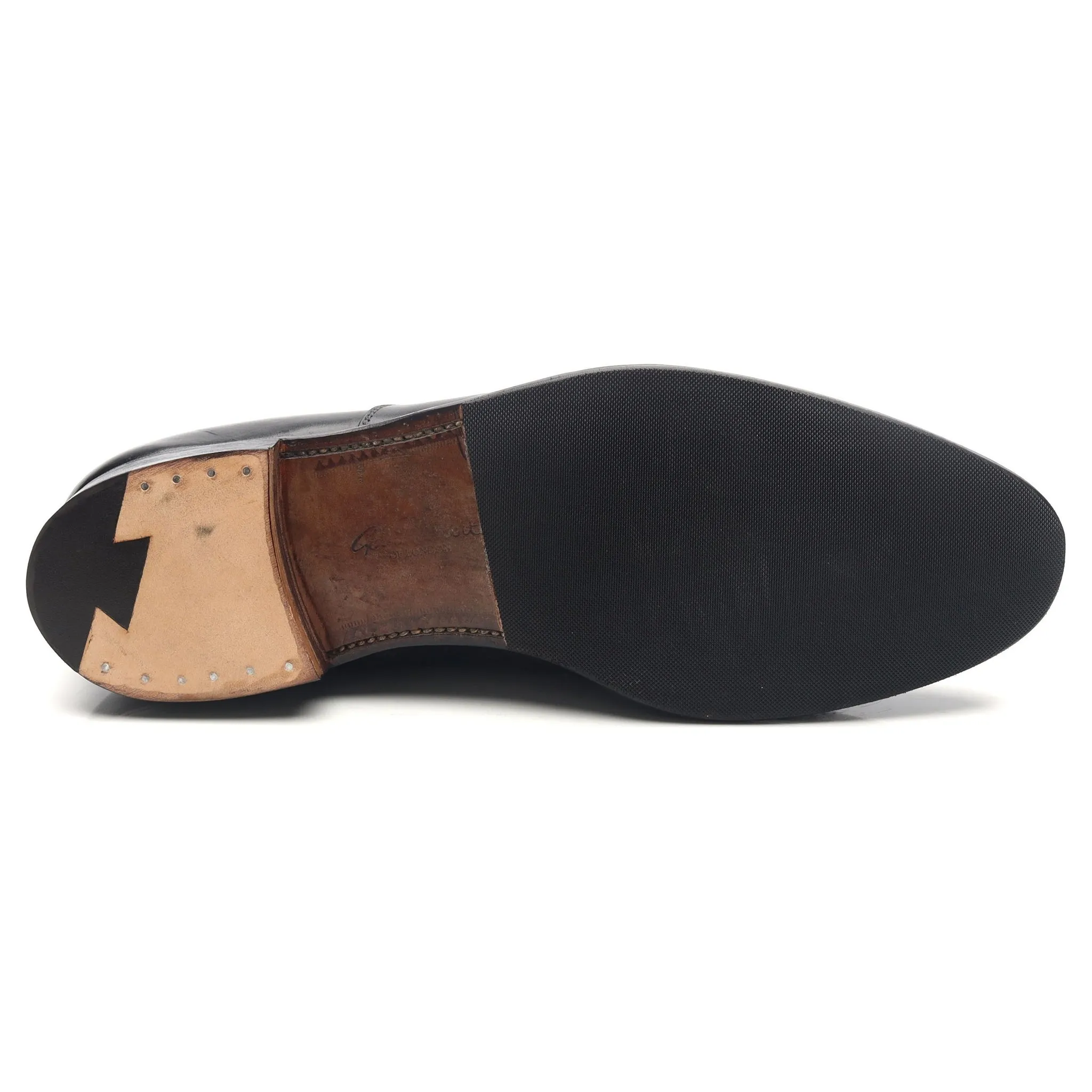 'Putney' Black Leather Oxford UK 10 F