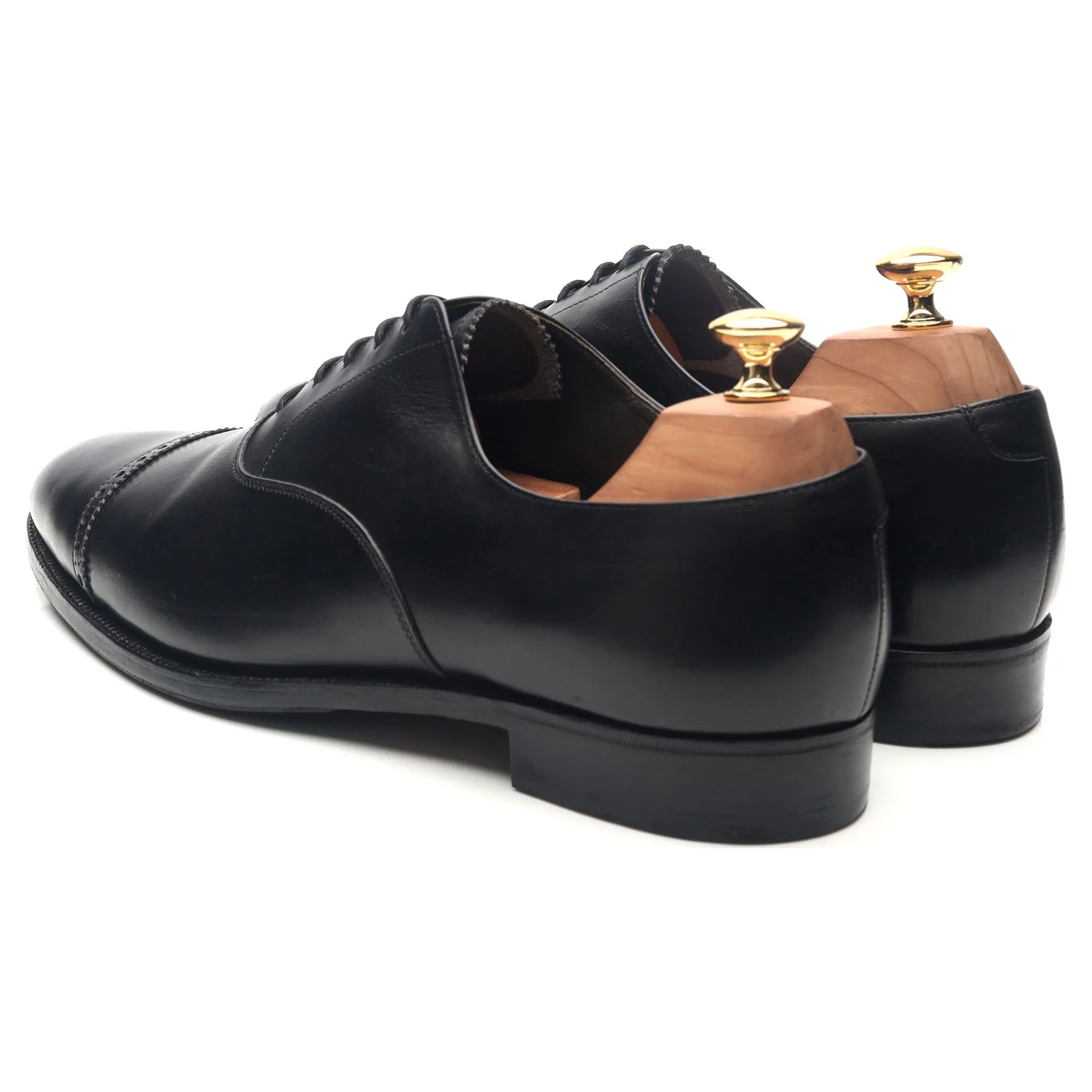 'Putney' Black Leather Oxford UK 10 F