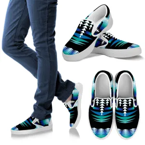 Rainy Sky Women's Slip Ons