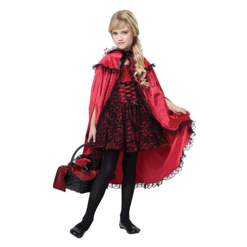 Red Riding Hood Deluxe Girls Costume