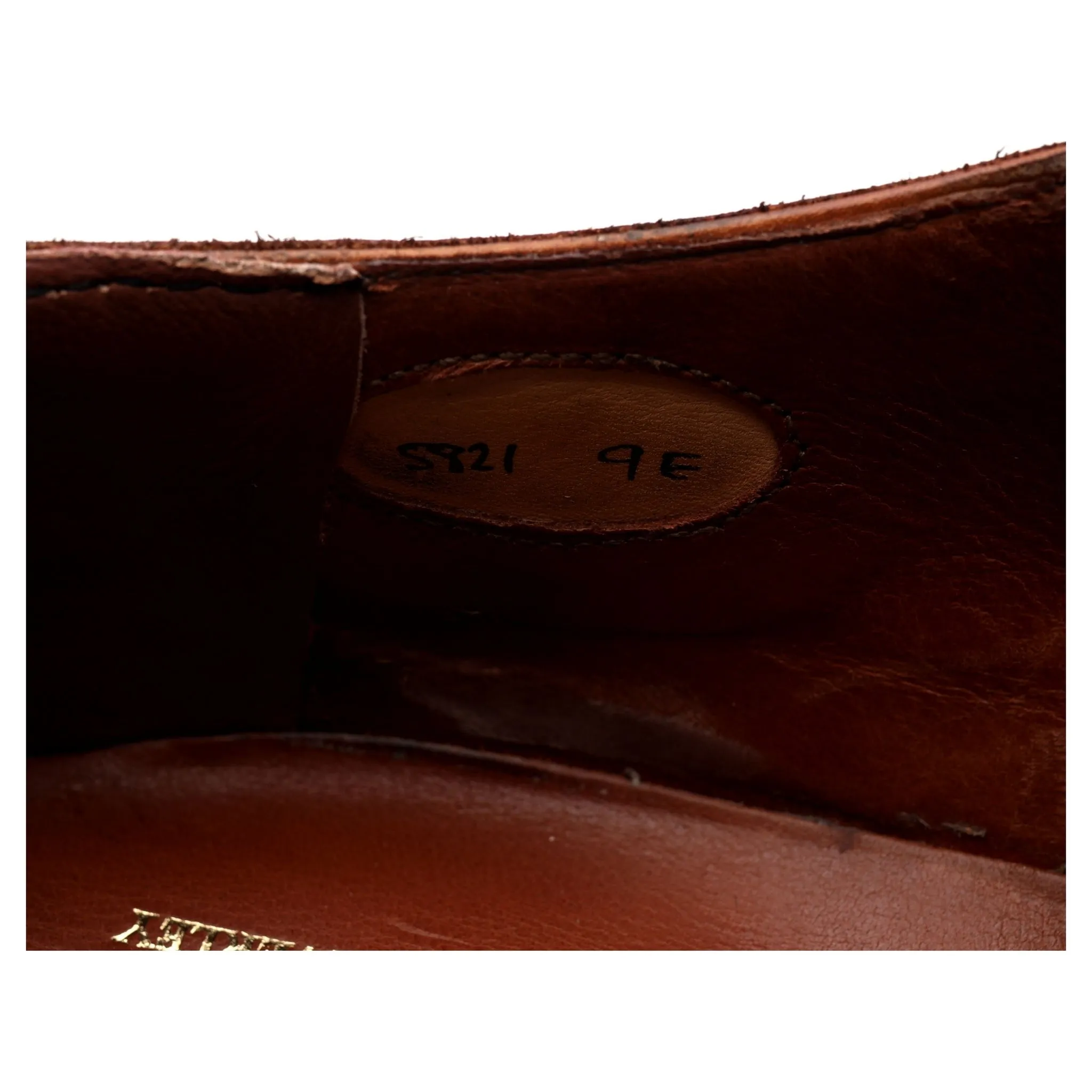 'Reuben' Burgundy Leather Oxford Brogue UK 9 E