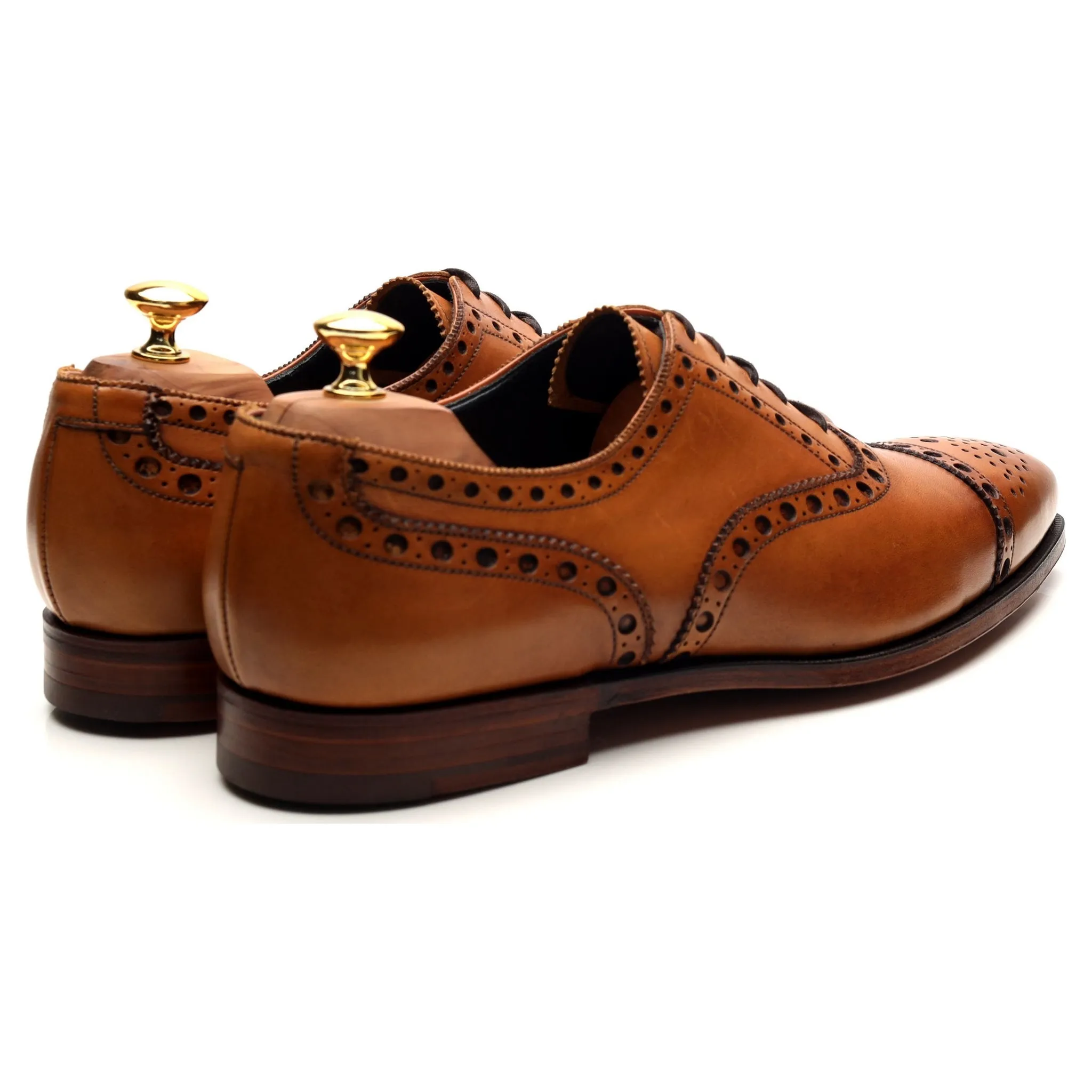 Richard James Tan Brown Leather Oxford UK 11 E