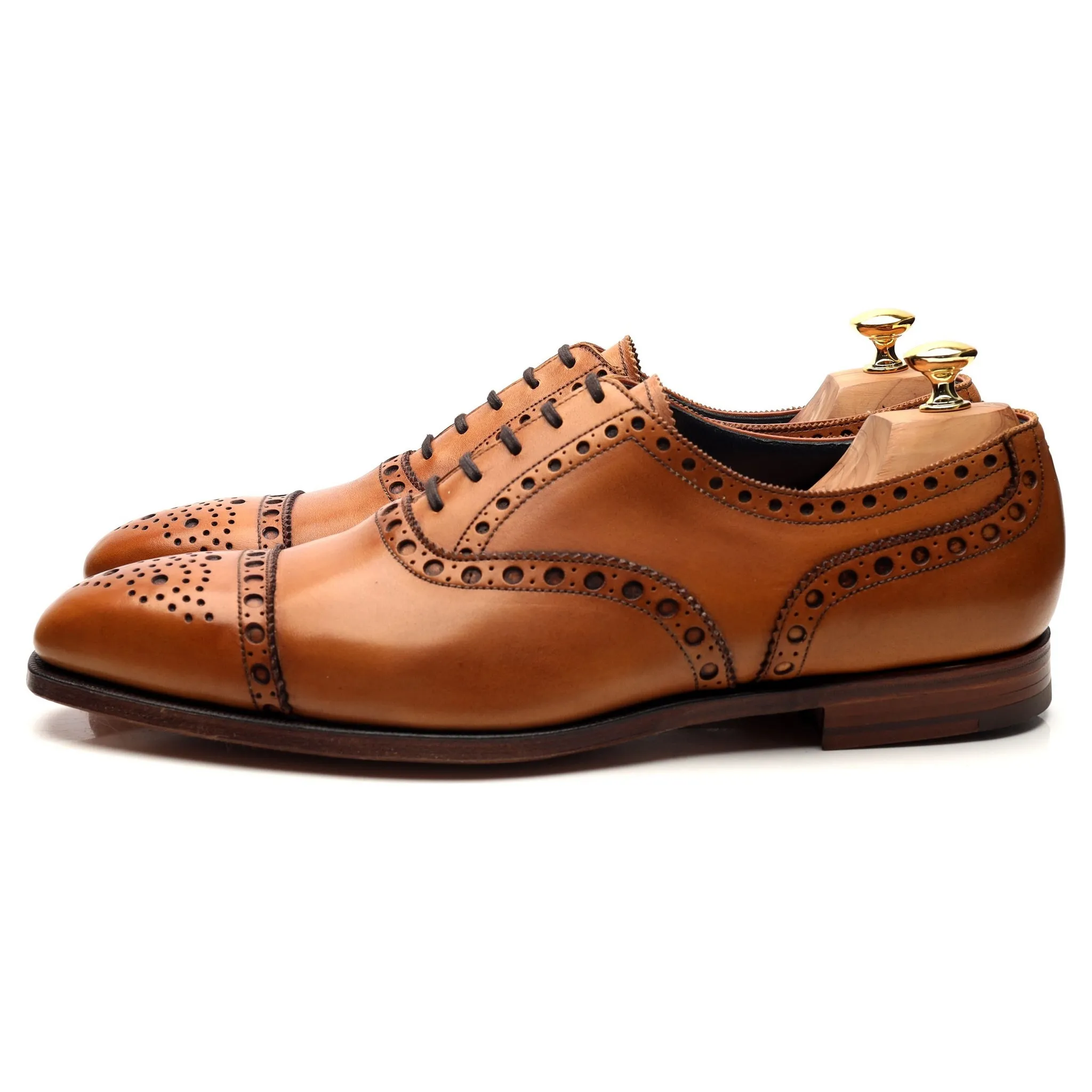 Richard James Tan Brown Leather Oxford UK 11 E