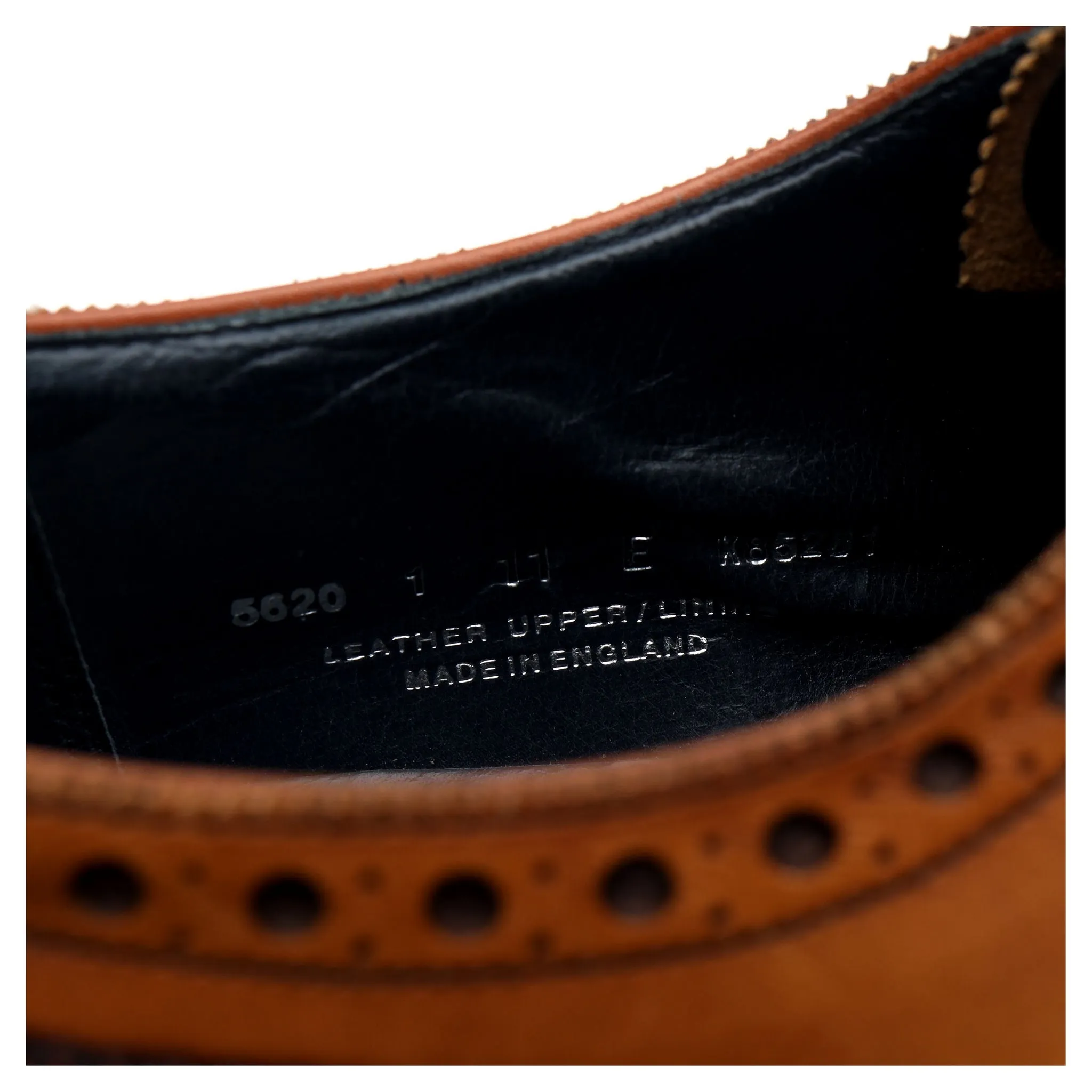 Richard James Tan Brown Leather Oxford UK 11 E