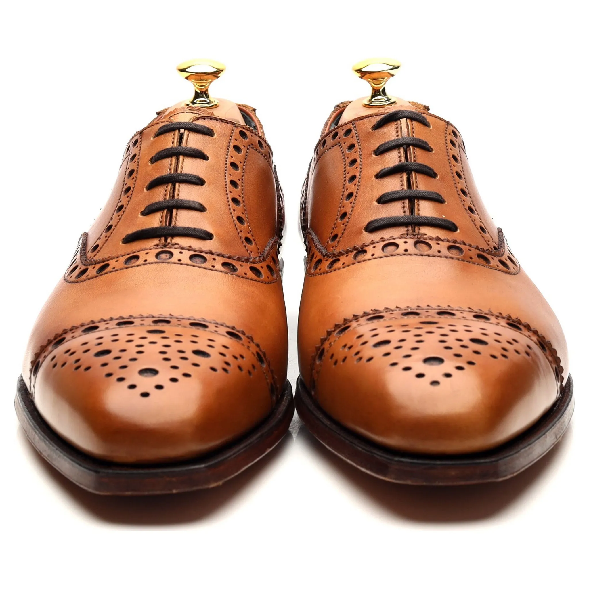 Richard James Tan Brown Leather Oxford UK 11 E