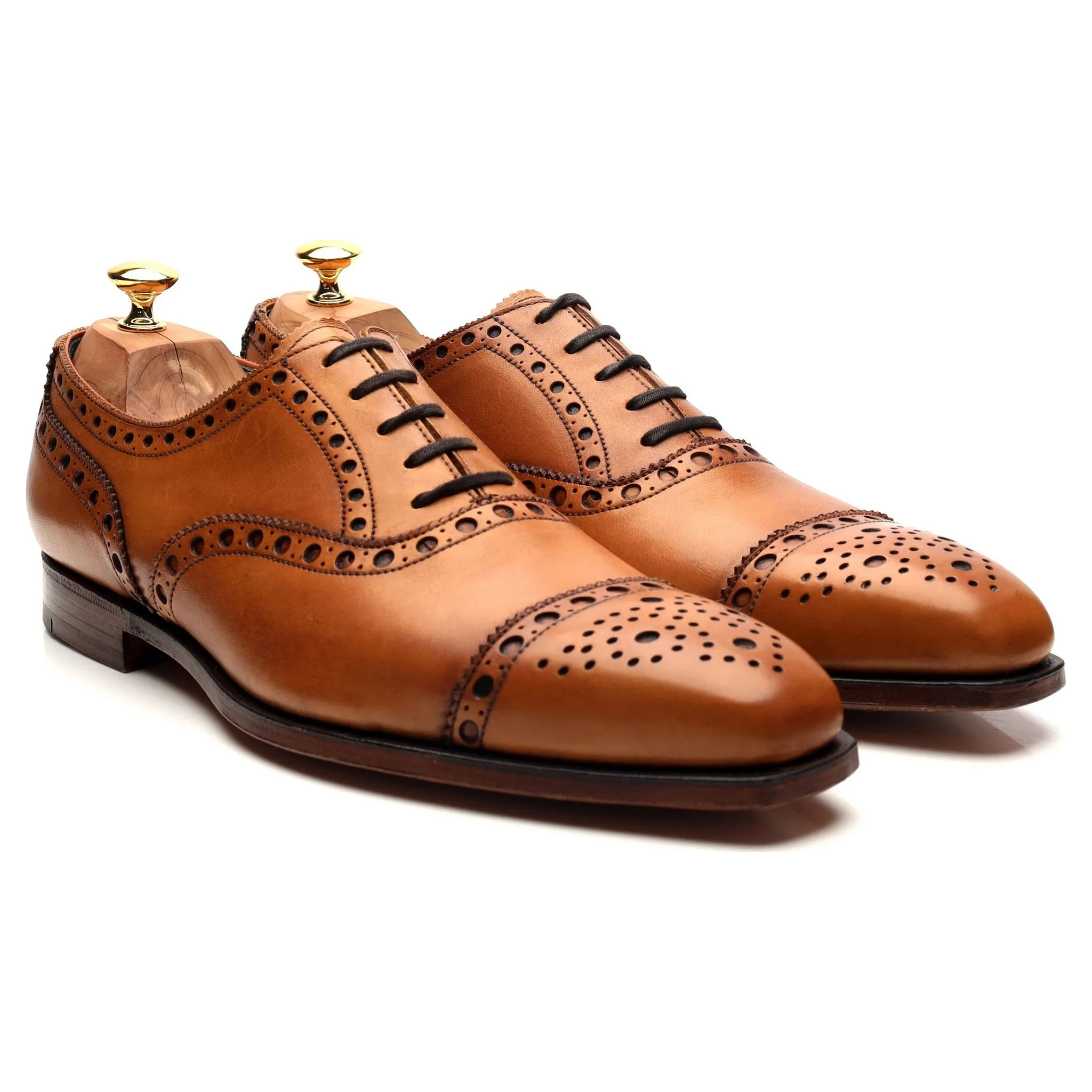 Richard James Tan Brown Leather Oxford UK 11 E