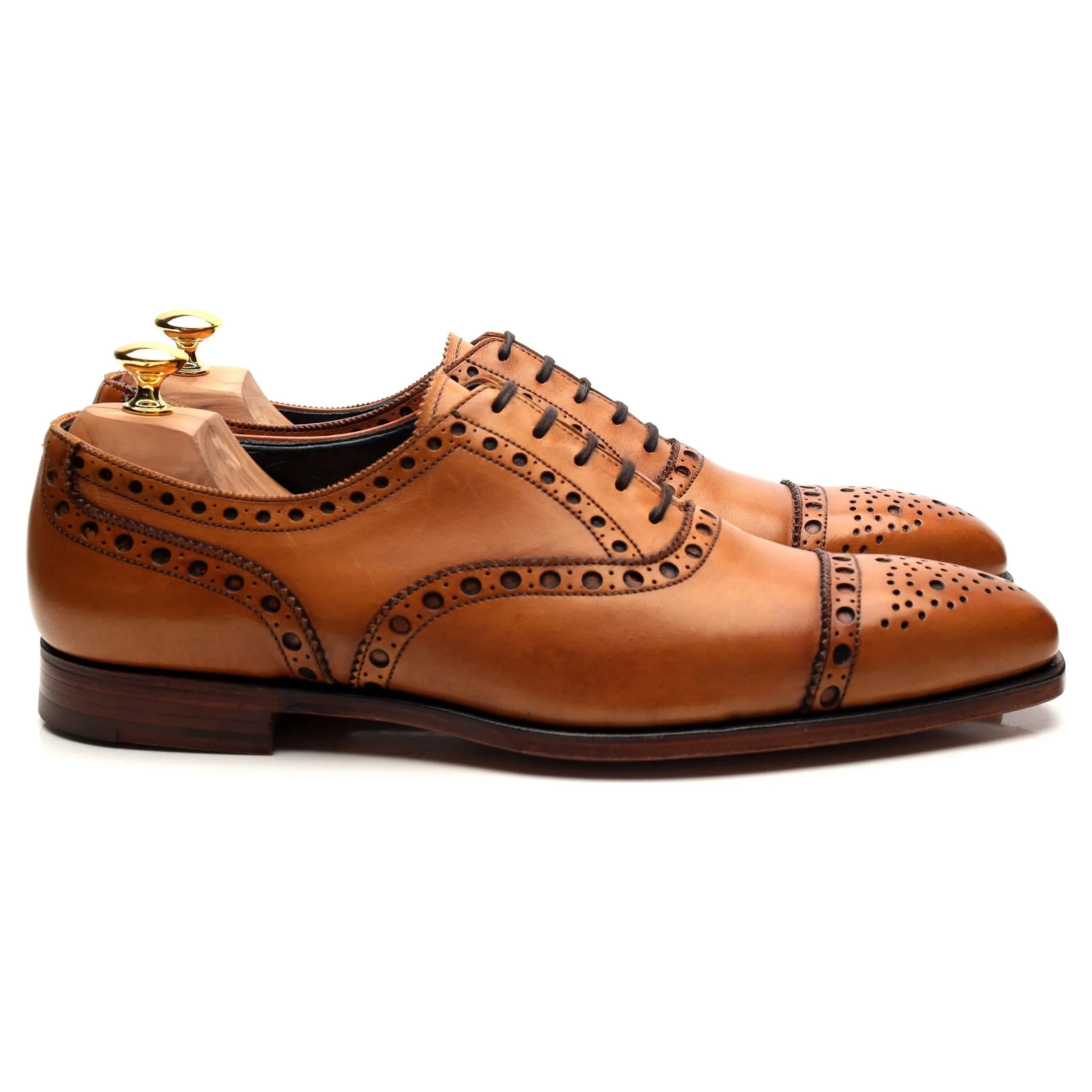 Richard James Tan Brown Leather Oxford UK 11 E