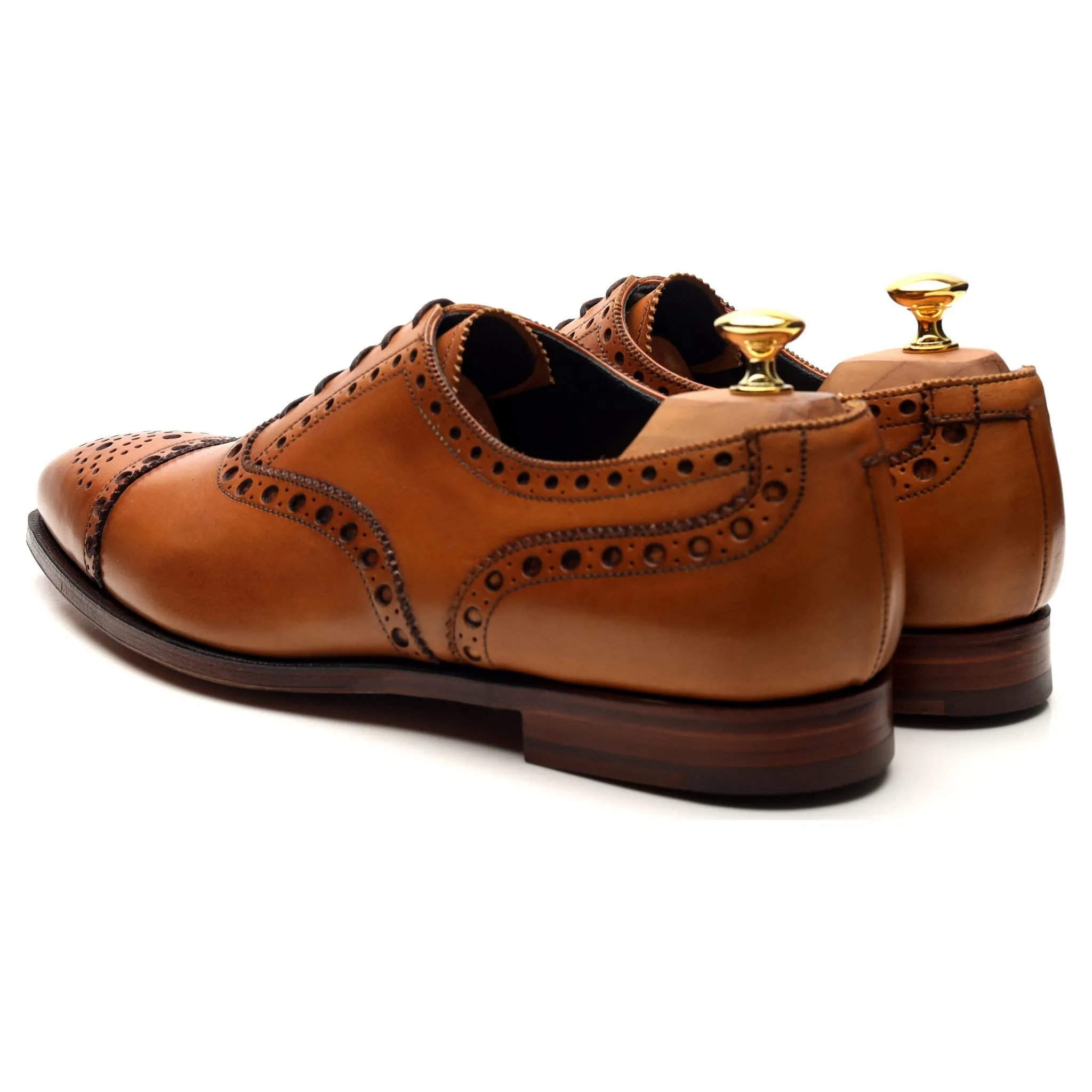 Richard James Tan Brown Leather Oxford UK 11 E
